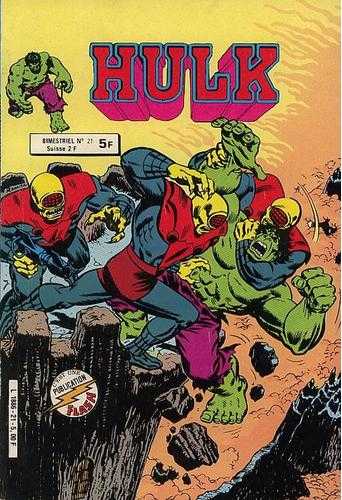 Scan de la Couverture Hulk Publication Flash n 21